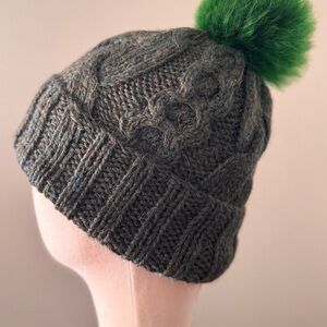 Luxury Baby Alpaca Cable Knit Beanie